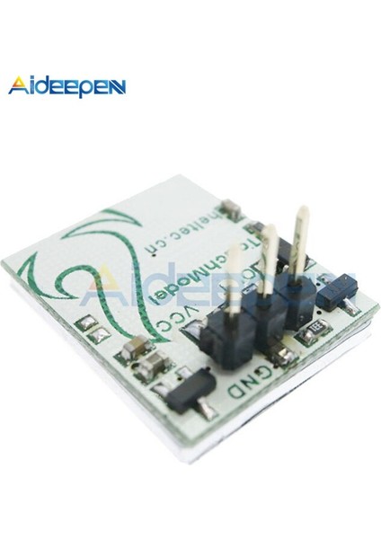 Dc 2.7V-6V Kapasitif Dokunmatik Anahtar Düğmesi Rgb LED Sensör Anahtar Modülü Dıy Elektronik Kart Çok Renkli Anti-Parazit 3V 5V (Yurt Dışından)
