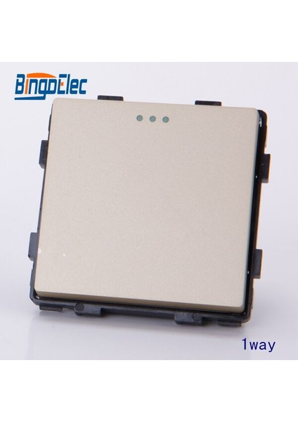 Bingoelec Ab/ingiltere, Üç Renkli 1gang 1WAY Sıradan Anahtar Işık Anahtarı Dıy Parçası, Çerçeve Yok (Yurt Dışından)