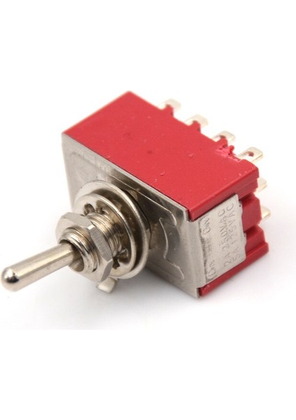 Sıcak Satış 6A/125VAC 2A/250VAC 12 Pin 4pdt On/on 2 Pozisyon Mini MTS-402 Geçiş Anahtarı (Yurt Dışından)