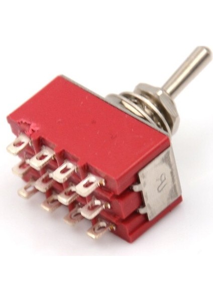 Sıcak Satış 6A/125VAC 2A/250VAC 12 Pin 4pdt On/on 2 Pozisyon Mini MTS-402 Geçiş Anahtarı (Yurt Dışından) modelleri