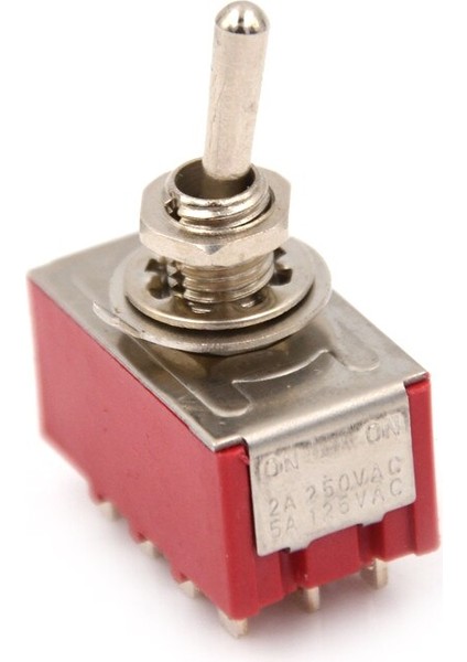 Sıcak Satış 6A/125VAC 2A/250VAC 12 Pin 4pdt On/on 2 Pozisyon Mini MTS-402 Geçiş Anahtarı (Yurt Dışından) fırsatları
