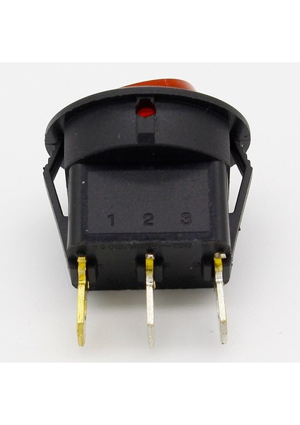 Promosyon! 10 Adet Kırmızı Işık On-Off Spst Rocker Anahtarı 6A/250V 10A/125V Ac (Yurt Dışından)