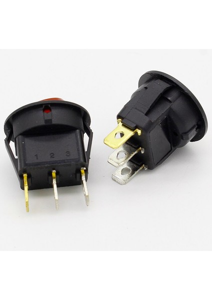 Promosyon! 10 Adet Kırmızı Işık On-Off Spst Rocker Anahtarı 6A/250V 10A/125V Ac (Yurt Dışından) modelleri