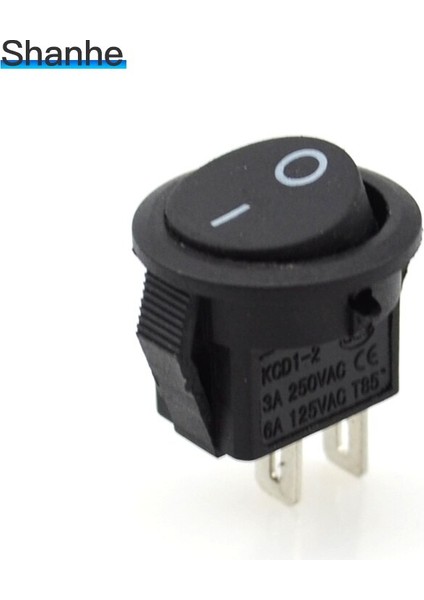 5 Adet Küçük Siyah 2pin Rocker Anahtarı Tahterevalli Güç Anahtarı 3A 250V 6A 125VAC (Yurt Dışından) fiyatları