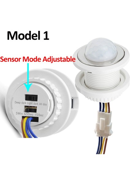 Anahtar Hareket Sensörü Zaman Gecikmesi Ayarlanabilir Kızılötesi Son Derece Hassas Otomatik Açma/kapama Pir Hareketi Ev Lambası Anahtarı (Yurt Dışından) fiyatları