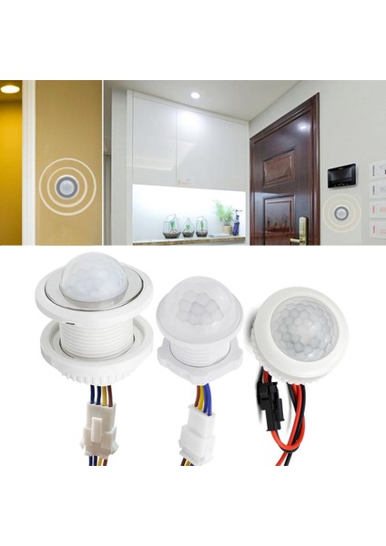 Anahtar Hareket Sensörü Zaman Gecikmesi Ayarlanabilir Kızılötesi Son Derece Hassas Otomatik Açma/kapama Pir Hareketi Ev Lambası Anahtarı (Yurt Dışından) indirimleri