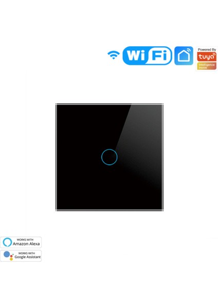 Tuya Wifi Akıllı Işık Dokunmatik Anahtar Akıllı Yaşam/tuay App Uzaktan Kumanda ile Çalışır, Alexa Google Home ile Uyumlu - Ab Stabdard (Yurt Dışından)