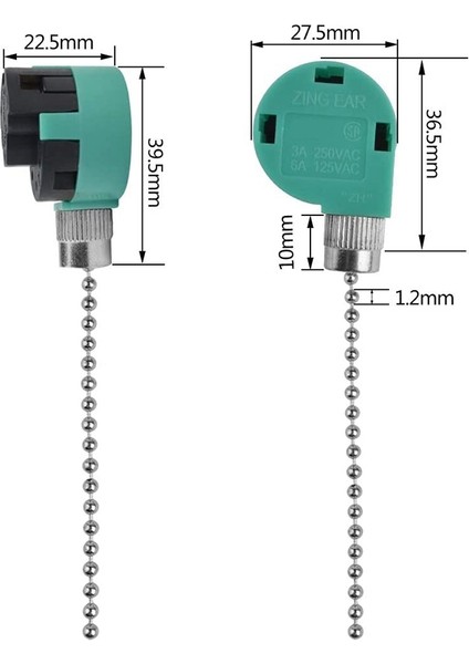 Paket Tavan Vantilatörü Anahtarı Tavan Vantilatörü Işık, Duvar Lambaları, Dolap Işığı C ZE-268S6 Için Yedek Hız Kontrolü (Yurt Dışından) modelleri