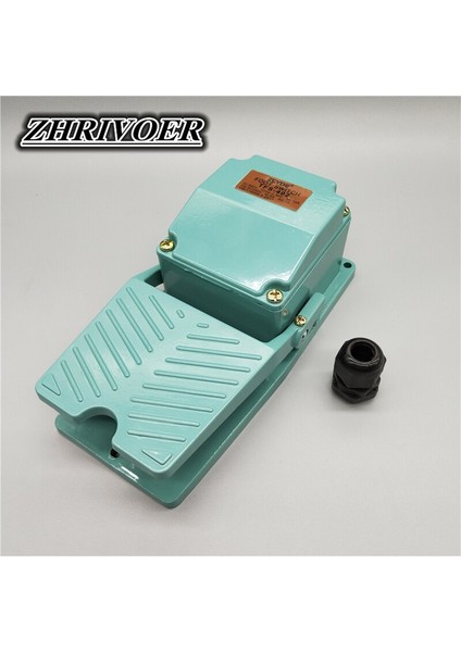 Adet Ac 250 V 15A 1no 1nc Anlık Pedal Pedalı Ayak Anahtarı W Kablo Rakoru TFS-402 Yeşil (Yurt Dışından)