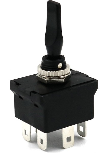 Scı R13-54B 6pin Anlık Mon-Off-Mom Kendinden Dönüş Dpdt 12MM Araba Geçiş Anahtarı DC12V 20A (Yurt Dışından)
