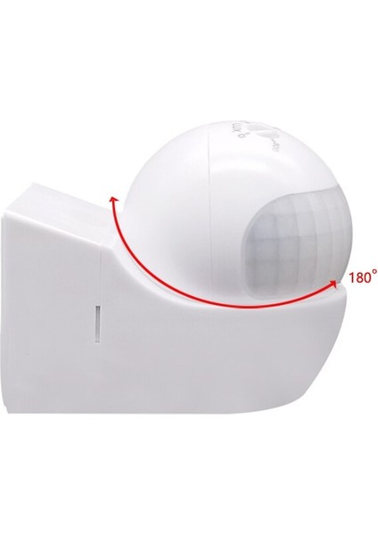 Yüksek Kaliteli Ac 110-230 V 180 Derece Dış Mekan Montaj Güvenlik Pır Kızılötesi Hareket Sensörü Anahtarı Max 30 M (Yurt Dışından) fırsatları
