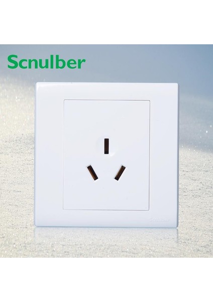 86*86MM Klima 250V Güç Duvar Paneli 3 Kutuplu 16A Priz (Yurt Dışından)