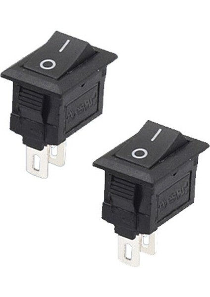 Mini 5 Adet/grup 2 Pinli Snap-In Açık/kapalı Pozisyon Yapış Tekne Düğme Anahtarı 12 V/110 V/250 V (Yurt Dışından) fiyatları