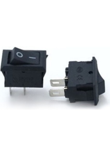 Mini 5 Adet/grup 2 Pinli Snap-In Açık/kapalı Pozisyon Yapış Tekne Düğme Anahtarı 12 V/110 V/250 V (Yurt Dışından) modelleri