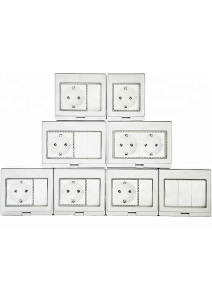 Alman Tipi Sur Su Geçirmez Duvar Prizi Elektrik Duvar Anahtarı Alman Ab Soketi (Yurt Dışından) fiyatları