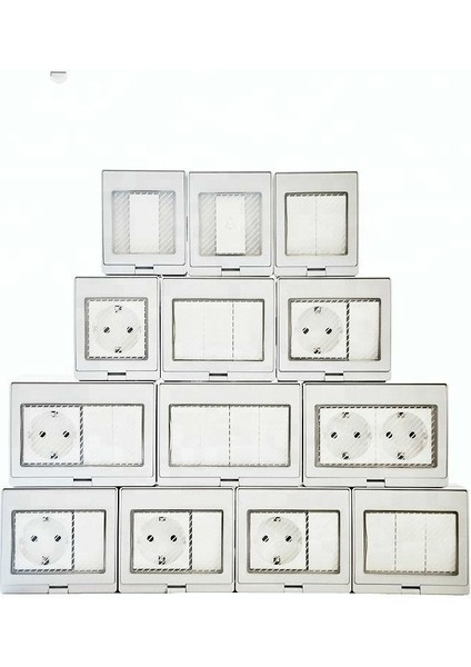 Alman Tipi Sur Su Geçirmez Duvar Prizi Elektrik Duvar Anahtarı Alman Ab Soketi (Yurt Dışından) modelleri