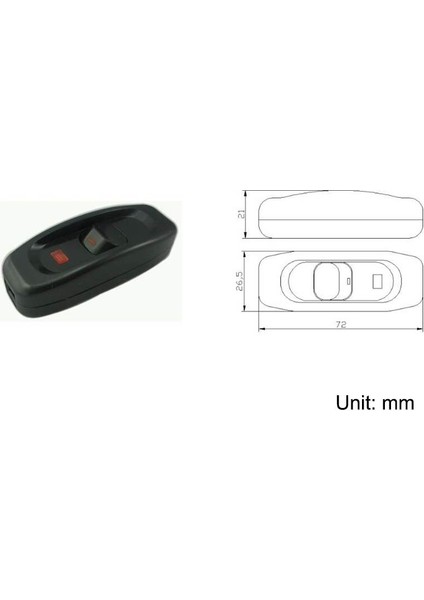 Ev Işık Anahtarı 220V 10A Kablo Kablosu Açık/kapalı Masa Masa Lambası Başucu Lambası Anahtarı Kontrol Anahtarı Cihaz Anahtarları (Yurt Dışından) fırsatları
