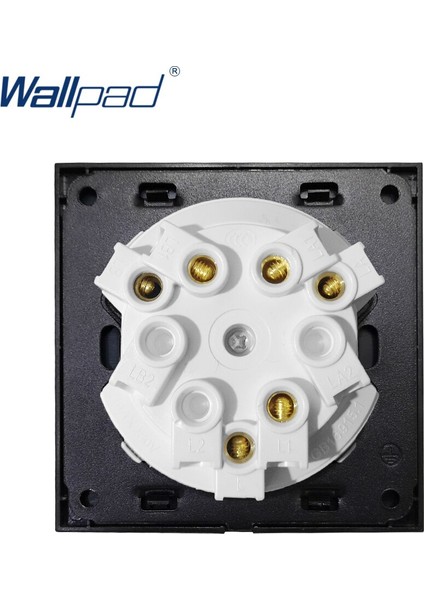 Wallpad 2019 Yeni Varış 3 Gang 1 Yollu Rastgele Tıklama Düğmesi Duvar Işık Anahtarı LED Göstergesi ile Kristal Cam Panel 16A (Yurt Dışından) fiyatları