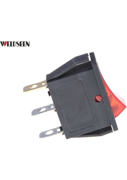 5 Adet/grup Rocker Anahtarı Kcd3 3pin 15A 250V-30A 220V Snap-In On/off Basmalı Düğme Anahtarı Bakır Ayak Kırmızı (Yurt Dışından) modelleri