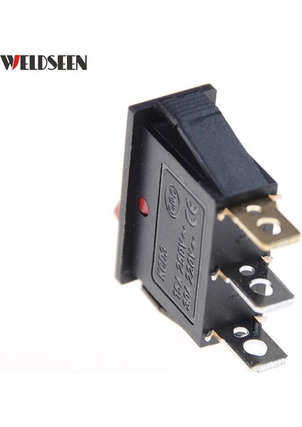 5 Adet/grup Rocker Anahtarı Kcd3 3pin 15A 250V-30A 220V Snap-In On/off Basmalı Düğme Anahtarı Bakır Ayak Kırmızı (Yurt Dışından) indirimleri