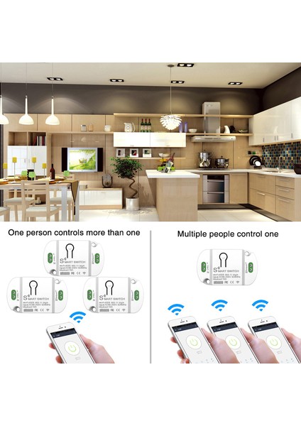 Yeni 10A Wifi Akıllı Anahtar Zamanlayıcı Kablosuz Anahtarlar Akıllı Ev Otomasyonu Tuya Alexa Google Home ile Uyumlu (Yurt Dışından) indirimleri