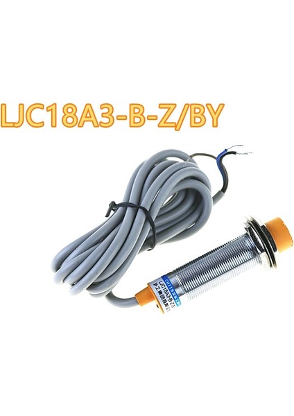 LJC18A3-BZ/BY - M18 Üç Telli Dc 6-36V Pnp No 1-10MM Mesafe Ölçüm Kapasitif Yakınlık Değiştirme Sensörü (Yurt Dışından)