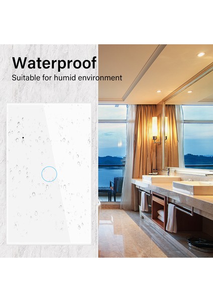 Tuya Wifi Akıllı Işık Dokunmatik Anahtarı Akıllı Yaşam/tuay App Uzaktan Kumanda Alexa Google Home ile Çalışmak Ab Nötr Kablo Gereklidir (Yurt Dışından) modelleri