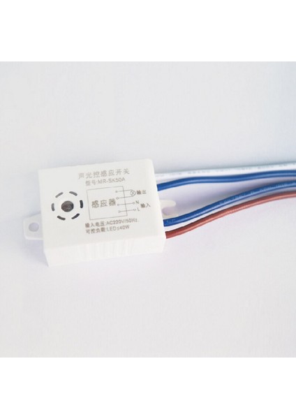 Urijk 220V 50Hz LED Ses Kumandalı Anahtar Enerji Sensörü Ses Kontrol Lambası Akustik Sensör Anahtarı (Yurt Dışından)