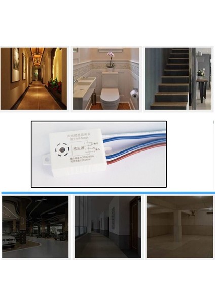 Urijk 220V 50Hz LED Ses Kumandalı Anahtar Enerji Sensörü Ses Kontrol Lambası Akustik Sensör Anahtarı (Yurt Dışından) fırsatları