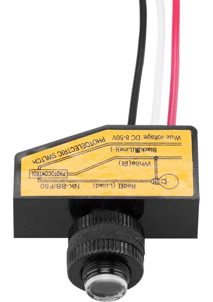 Dc 12V 24V 36V 48V Alacakaranlık Şafak Fotoselli Işık Anahtarı Otomatik Açık Kapalı Işık Sensörü Kontrol Anahtarı Photoswitch 8-50V (Yurt Dışından)