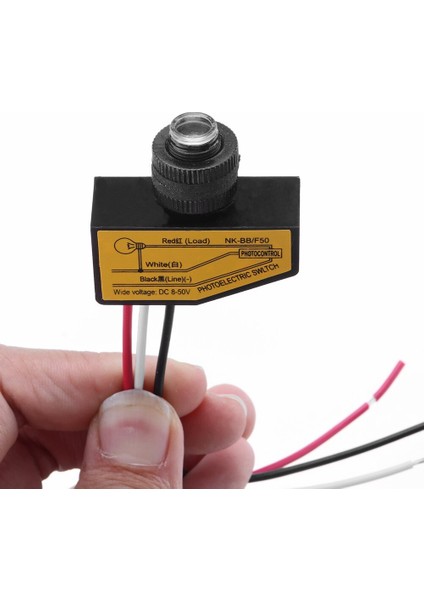 Dc 12V 24V 36V 48V Alacakaranlık Şafak Fotoselli Işık Anahtarı Otomatik Açık Kapalı Işık Sensörü Kontrol Anahtarı Photoswitch 8-50V (Yurt Dışından) fırsatları
