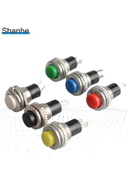 Adet Anlık 0.5A 250VAC Uzaktan Kumanda Basmalı Düğme Anahtarları 10MM Kendi Kendine Dönen Anahtarlar (Yurt Dışından) fiyatları
