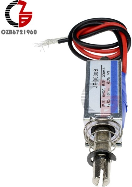 JF-0530B Itme ve Çekme Tipi Lineer Solenoid Elektromıknatıs Açık Çerçeve Tutma Kuvveti Dc 6V 12V 24V 5n Seyahat 10MM Küçük Indükleme Anahtarı (Yurt Dışından) indirimleri