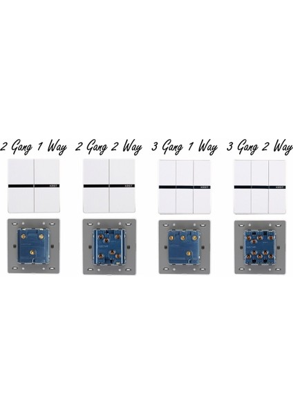 Lüks Duvar Anahtarı Beyaz, Gümüş Trim Şerit Kısa Sanat Örgü Işık Anahtarı Ac 110 ~ 250 V 10A 86MM * 86MM (Yurt Dışından) fırsatları