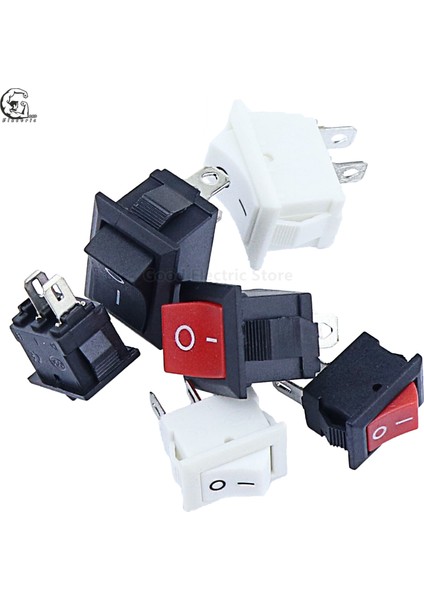 KCD11-101 3A/6A 250V 6A/10A 125V 10*15MM 21*15MM Spst 2pın On/off G130 Tekne Rocker Anahtarı Araba Dash Dashboard Kamyon Rv Atv Ev (Yurt Dışından) fırsatları