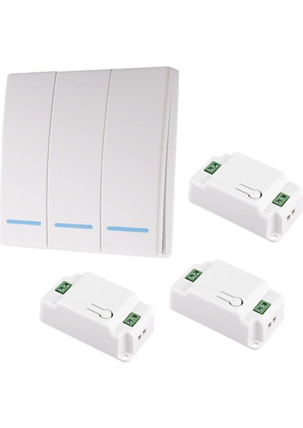 86 Tip 433MHZ Duvar Paneli Kablosuz Anahtarı Işık Akıllı Anahtar Düğmesi Rf Uzaktan Kumanda Ac 110V 220V Alıcı (Yurt Dışından) fiyatları