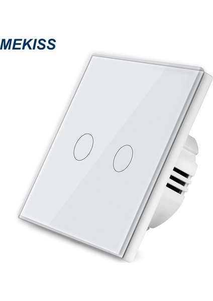 Mekıss Dokunmatik Anahtarı Kristal Temperli Cam Dokunmatik Panel Duvara Montaj Kesici 3gang Ab Standart Işık Anahtarı (Yurt Dışından) modelleri
