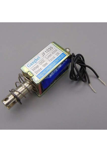 GANGBEI-1039B Dc 12V 24V 400MA Kuvvet 25N Seyahat 10MM Çekme Tipi Lineer Solenoid Elektromıknatıs (Yurt Dışından) fiyatları