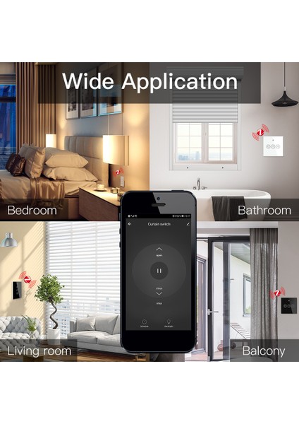 Tuya Zigbee Rf Akıllı Dokunmatik Perde Anahtarı Stor Perde Deklanşör Kablosuz Kontrol Röle Durumu (Yurt Dışından) fiyatları