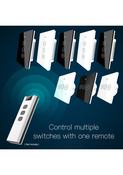 Tuya Zigbee Rf Akıllı Dokunmatik Perde Anahtarı Stor Perde Deklanşör Kablosuz Kontrol Röle Durumu (Yurt Dışından) fırsatları