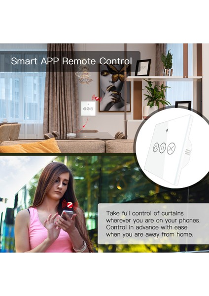 Tuya Zigbee Rf Akıllı Dokunmatik Perde Anahtarı Stor Perde Deklanşör Kablosuz Kontrol Röle Durumu (Yurt Dışından) indirimleri