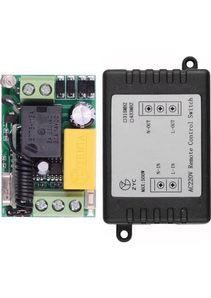 Akıllı Ev 220 V Tavan Lambası Işık LED Ampul Uzaktan Kumanda Anahtarı Kablosuz Duvar Paneli Giriş Çıkış Mini Rf Alıcı (Yurt Dışından) fiyatları