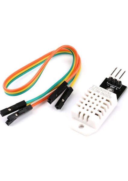 DHT22 Dijital Boy ve Nem Sensörü AM2302 Modülü + Kablolu (Yurt Dışından)