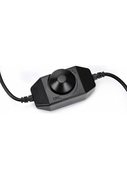 LED Dimmer Anahtarı Parlaklık Ayarı Denetleyicisi 3528 5050 5730 5630 Tek Renkli Şerit Işık Kısılabilir Dc 12V 24V Siyah/beyaz (Yurt Dışından) modelleri