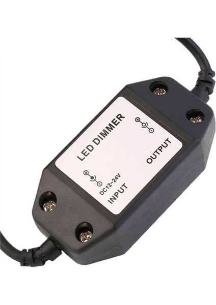 LED Dimmer Anahtarı Parlaklık Ayarı Denetleyicisi 3528 5050 5730 5630 Tek Renkli Şerit Işık Kısılabilir Dc 12V 24V Siyah/beyaz (Yurt Dışından) indirimleri