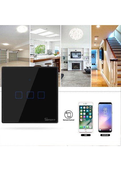 2021YENİ Sonoff 3c-Tx'li Wifi Akıllı Anahtarlar T3'e (Ab, Ingiltere ve Abd) Ayrıldı (Yurt Dışından)