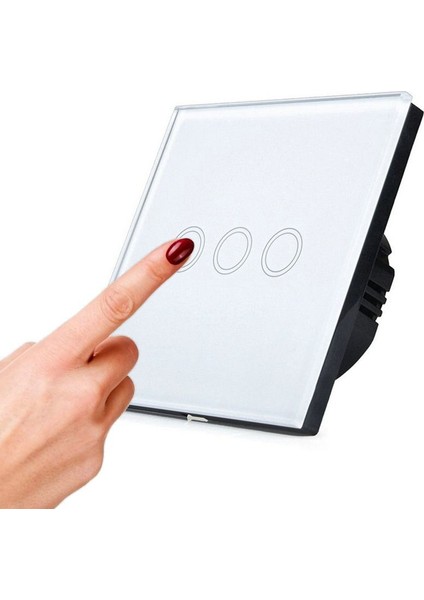 Duvar Dokunmatik Sensör Anahtarı 220V Ab Standart Işık Anahtarı Beyaz Kristal Cam Panel ile 1/2/3gang 1WAY Anahtarı Akıllı Ev Için Işık (Yurt Dışından) indirimleri