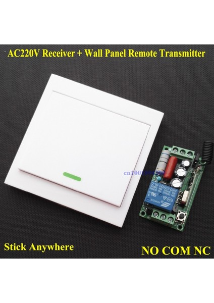 Akıllı Ev Işık Lambası LED Şeritler Kablosuz Röle Uzaktan Kumandalı Anahtar + Duvar Paneli Uzaktan Yapışkan Uzaktan Tx No Com Nc Rx (Yurt Dışından) fiyatları