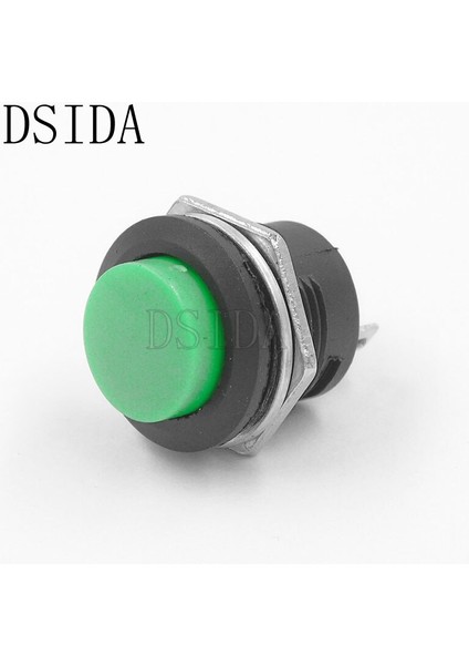 Adet/grup Anahtarı 16MM Basmalı Düğme Anahtarı Kapalı-Açık Sıfırlama Başlangıç Anahtarı Ac 6A/125V 3A/250V Kilitsiz Kırmızı Yeşil Renk R13-507 (Yurt Dışından)