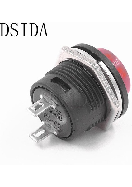 Adet/grup Anahtarı 16MM Basmalı Düğme Anahtarı Kapalı-Açık Sıfırlama Başlangıç Anahtarı Ac 6A/125V 3A/250V Kilitsiz Kırmızı Yeşil Renk R13-507 (Yurt Dışından) modelleri